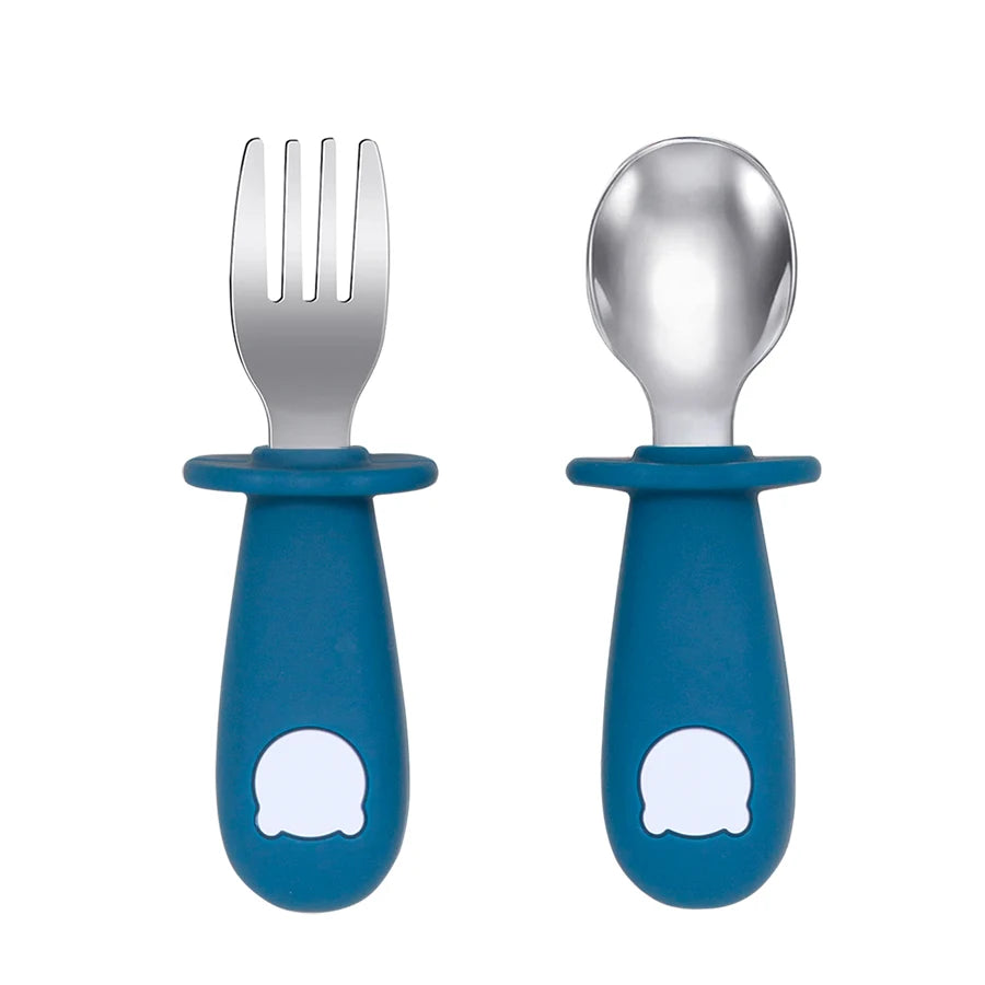 Cute Bear Baby Spoon Fork Set - infant2eleven