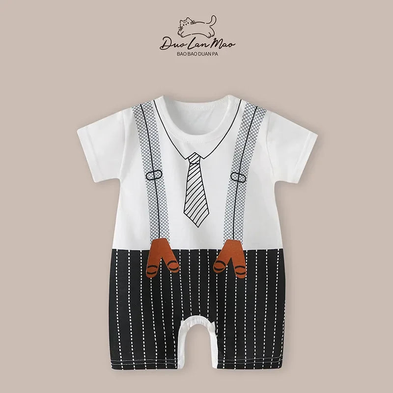 Summer Cartoon Baby Romper - infant2eleven