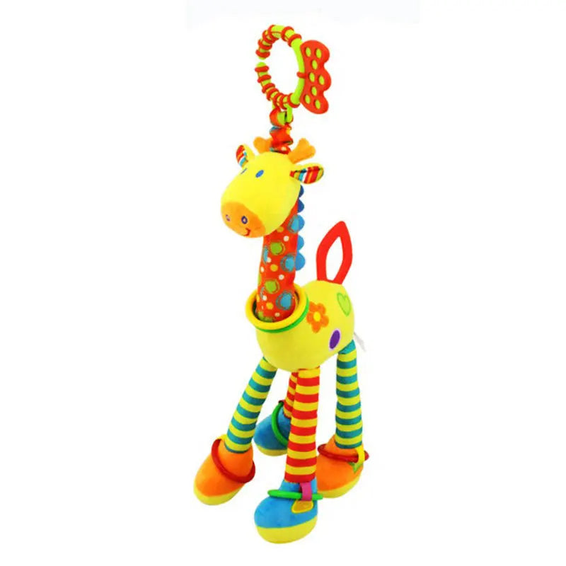 Soft Animal Handbell Toys WIth Teether - infant2eleven