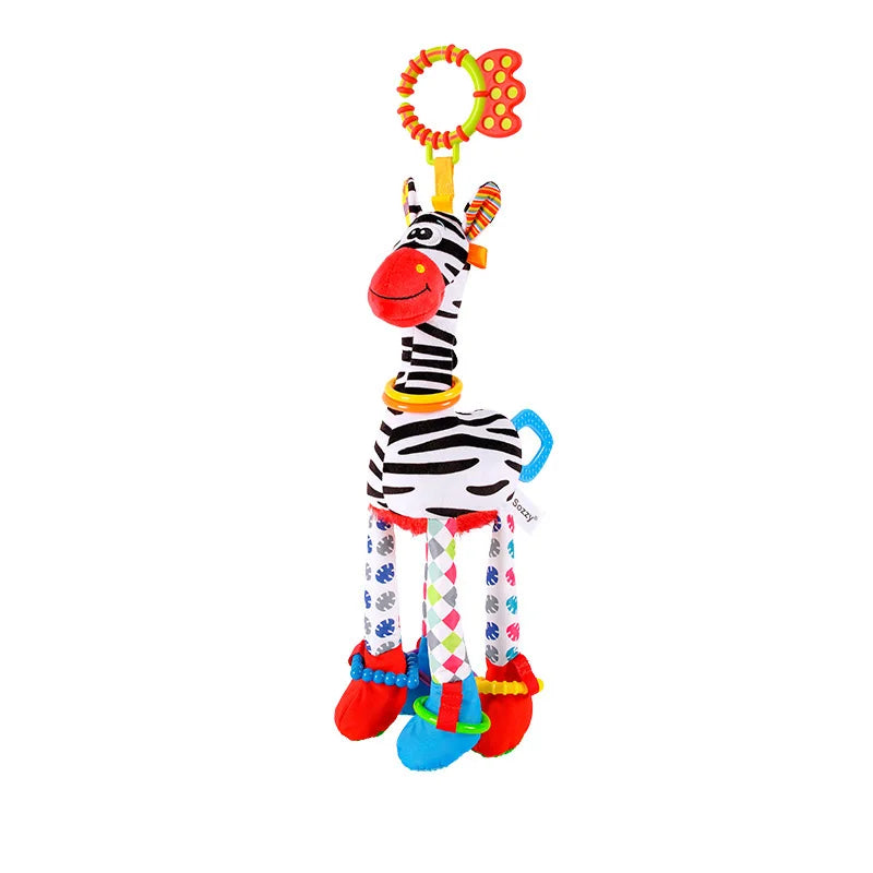 Soft Animal Handbell Toys WIth Teether - infant2eleven