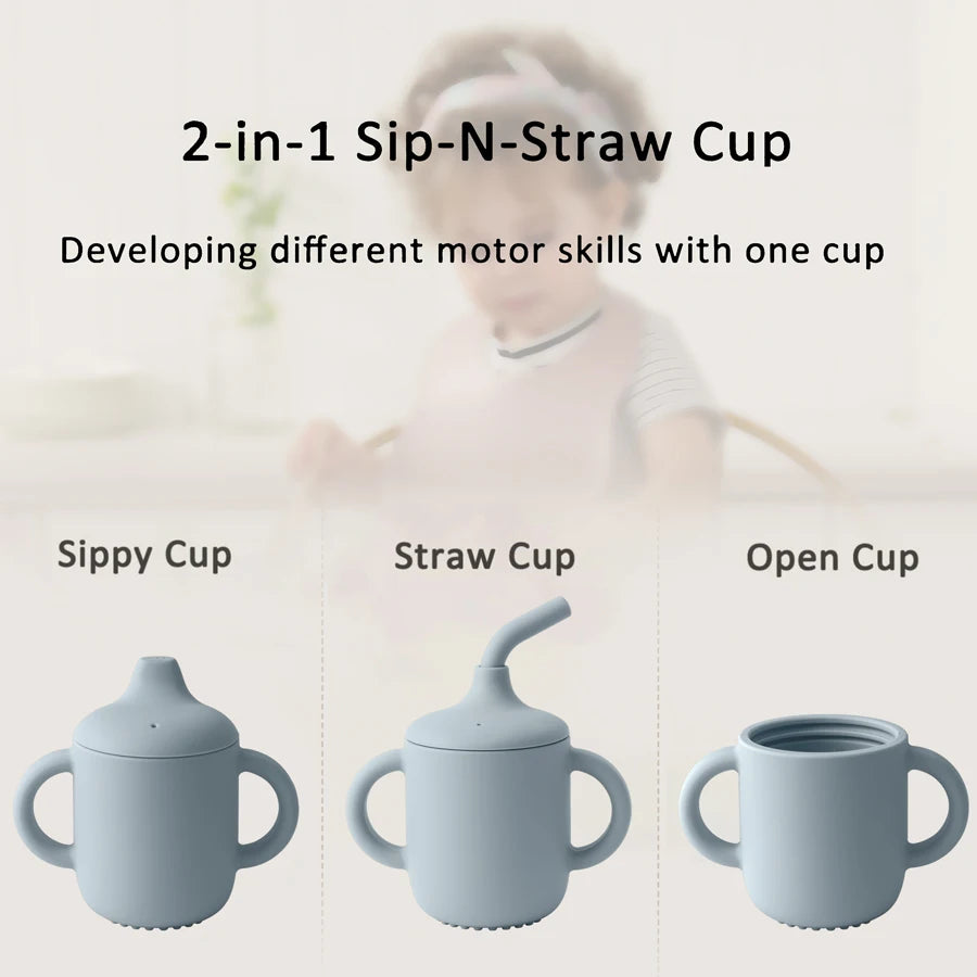 Silicone Straw Cup - infant2eleven
