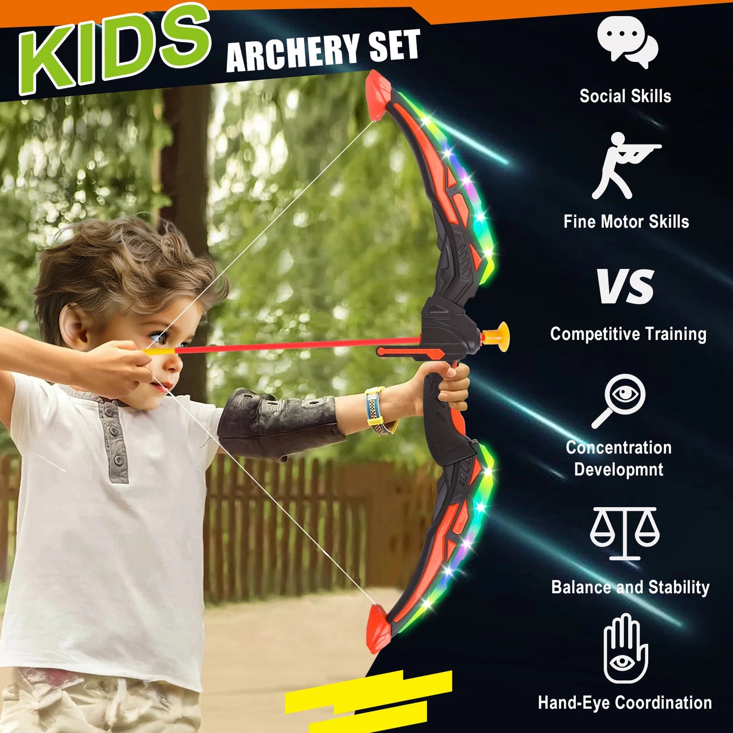 Archery Set with Standing Target - infant2eleven