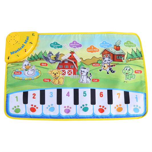 Baby Music Mat Children Crawling Piano Carpet Educational Musical Toy Kids Gift