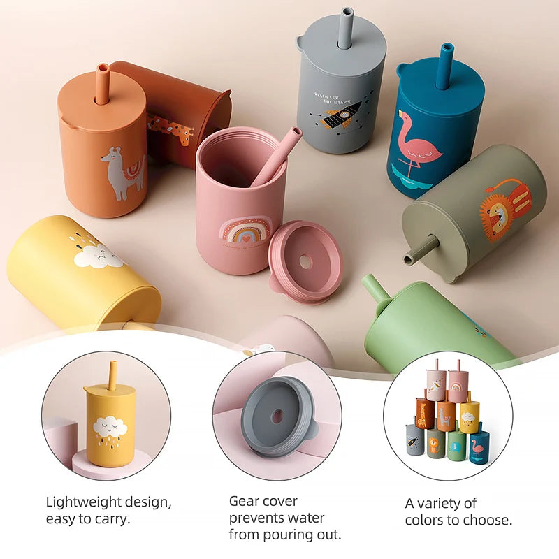 Silicone Baby Straw Cup - infant2eleven