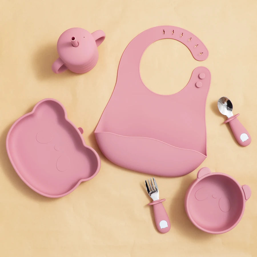 Cute Bear Baby Spoon Fork Set - infant2eleven