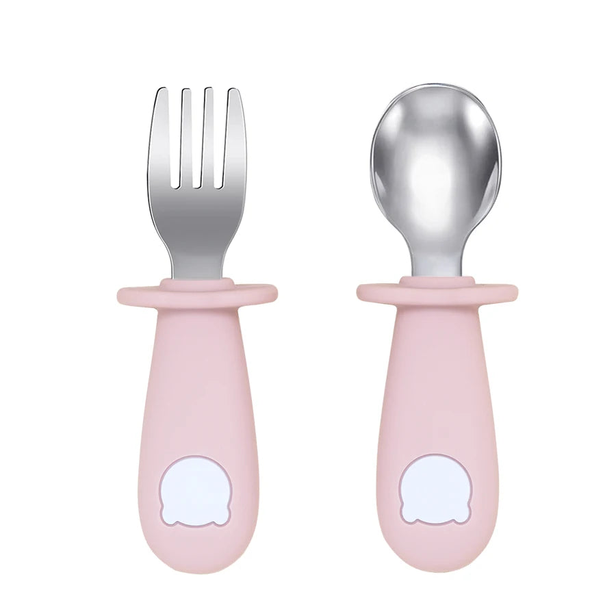 Cute Bear Baby Spoon Fork Set - infant2eleven