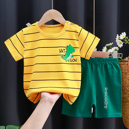Summer Cartoon T-Shirt Set - infant2eleven