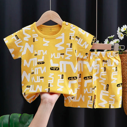 Summer Cartoon T-Shirt Set - infant2eleven