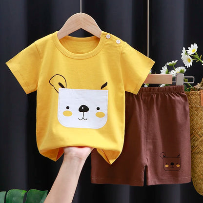 Summer Cartoon T-Shirt Set - infant2eleven