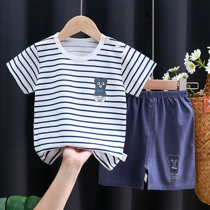 Summer Cartoon T-Shirt Set - infant2eleven
