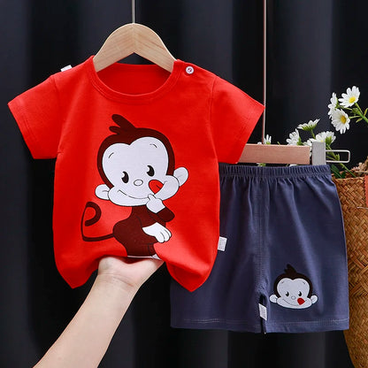 Summer Cartoon T-Shirt Set - infant2eleven