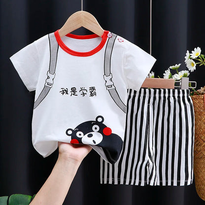 Summer Cartoon T-Shirt Set - infant2eleven