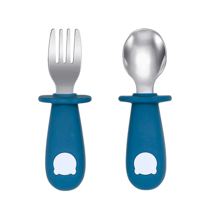 Cute Bear Baby Spoon Fork Set - infant2eleven