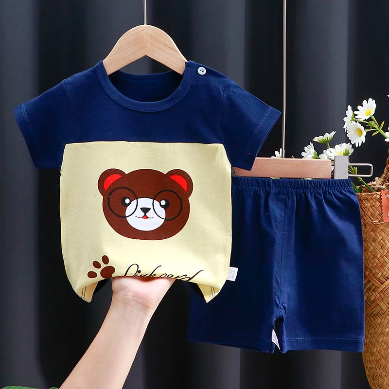 Summer Cartoon T-Shirt Set - infant2eleven
