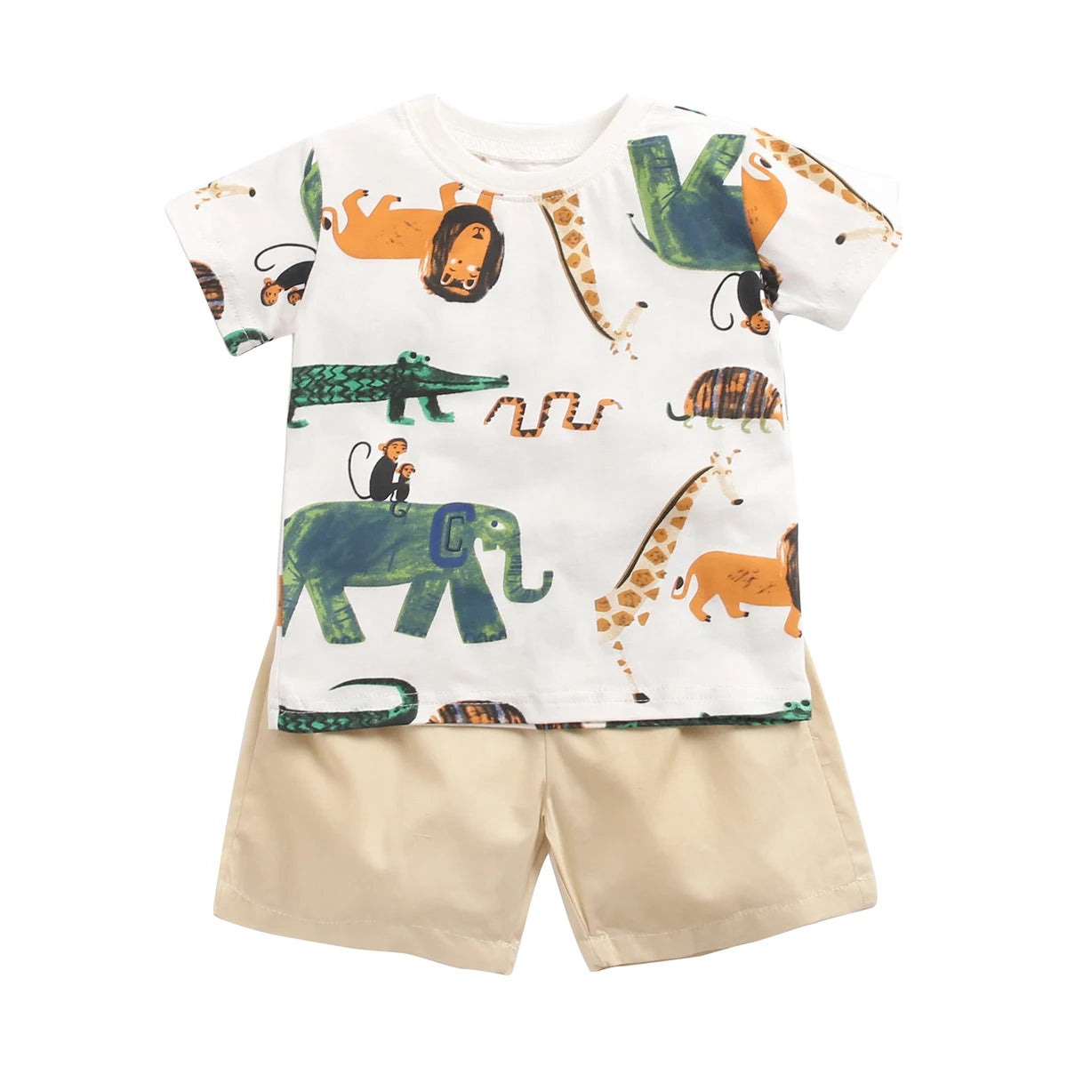 Summer Cartoon Boys T-Shirt Set - infant2eleven