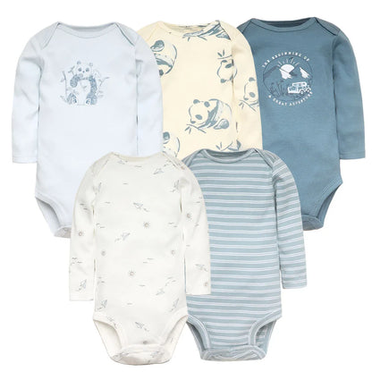 100% Cotton Newborn Cartoon Jumpsuits (5 Piece ) - infant2eleven