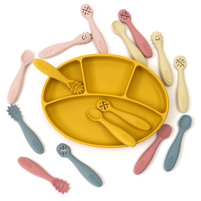 3PCS Baby Silicone Spoon Set - infant2eleven