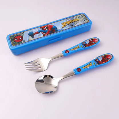 Marvel Children's Stainless Steel Spoon & Fork Cutlery Set - infant2eleven