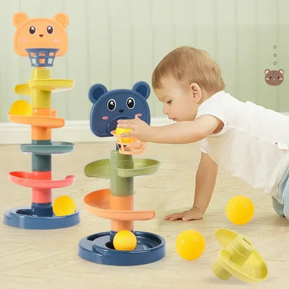 Baby Rolling Ball Track Tower - infant2eleven