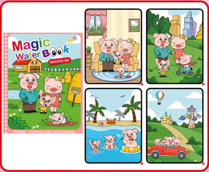 NEW Kids Magic Water Drawing Coloring Books - infant2eleven