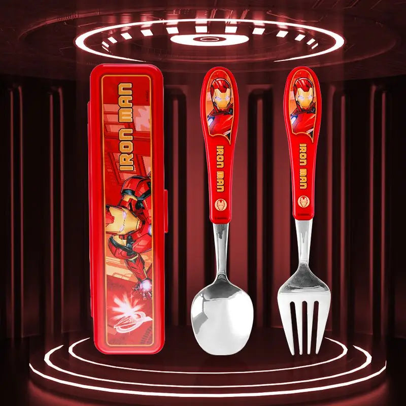 Marvel Children's Stainless Steel Spoon & Fork Cutlery Set - infant2eleven
