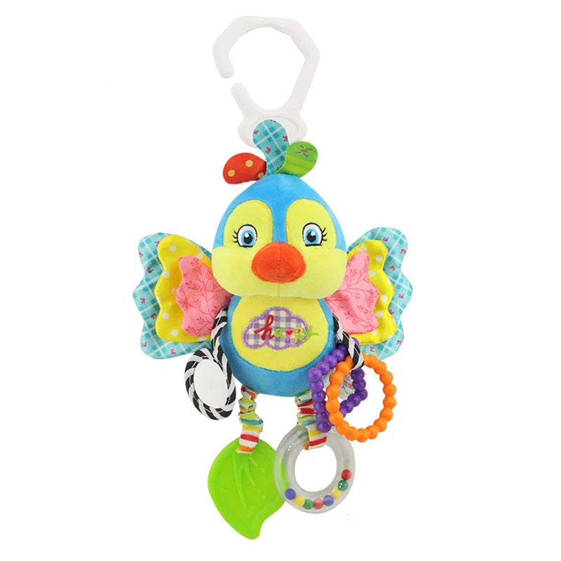 Soft Animal Handbell Toys WIth Teether - infant2eleven