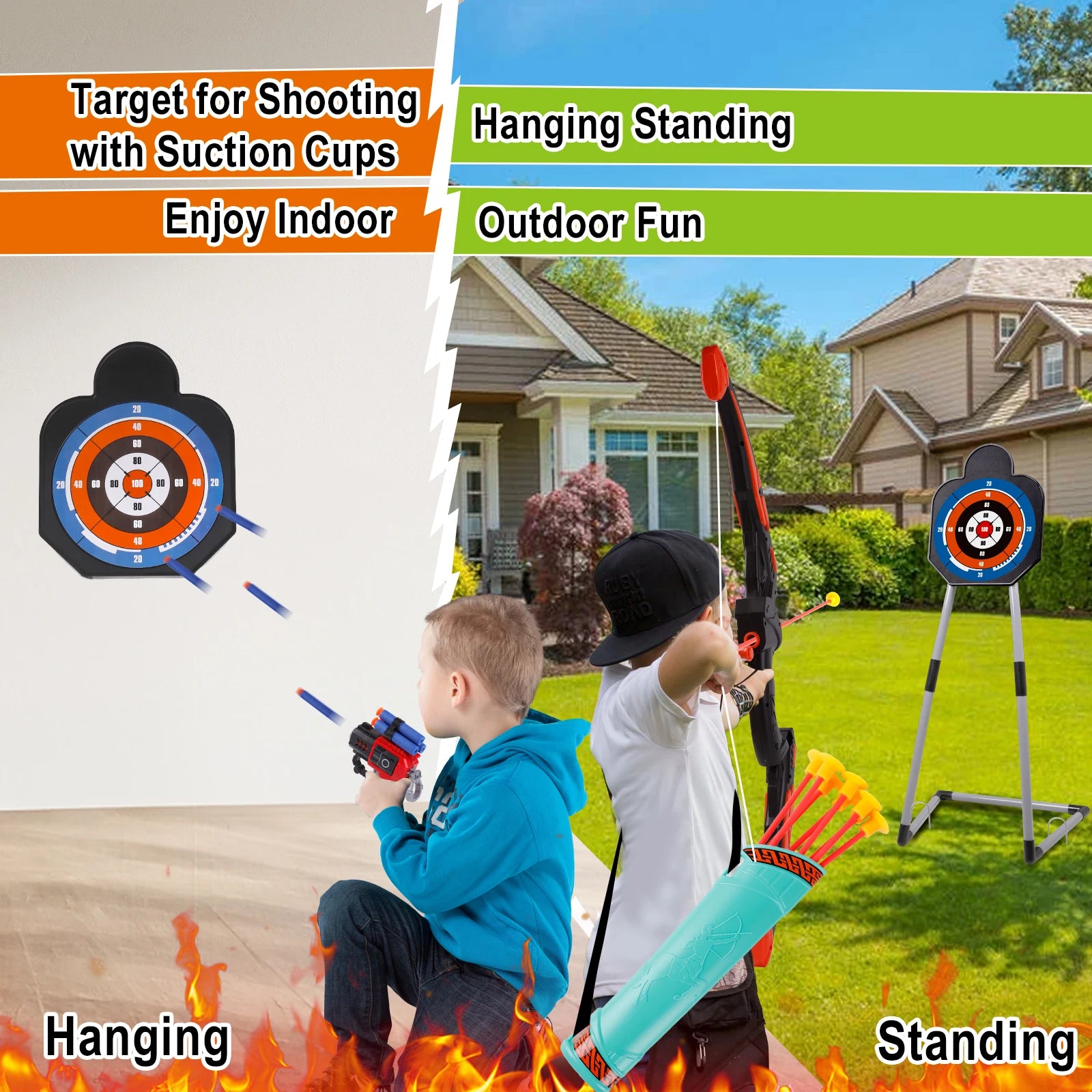 Archery Set with Standing Target - infant2eleven