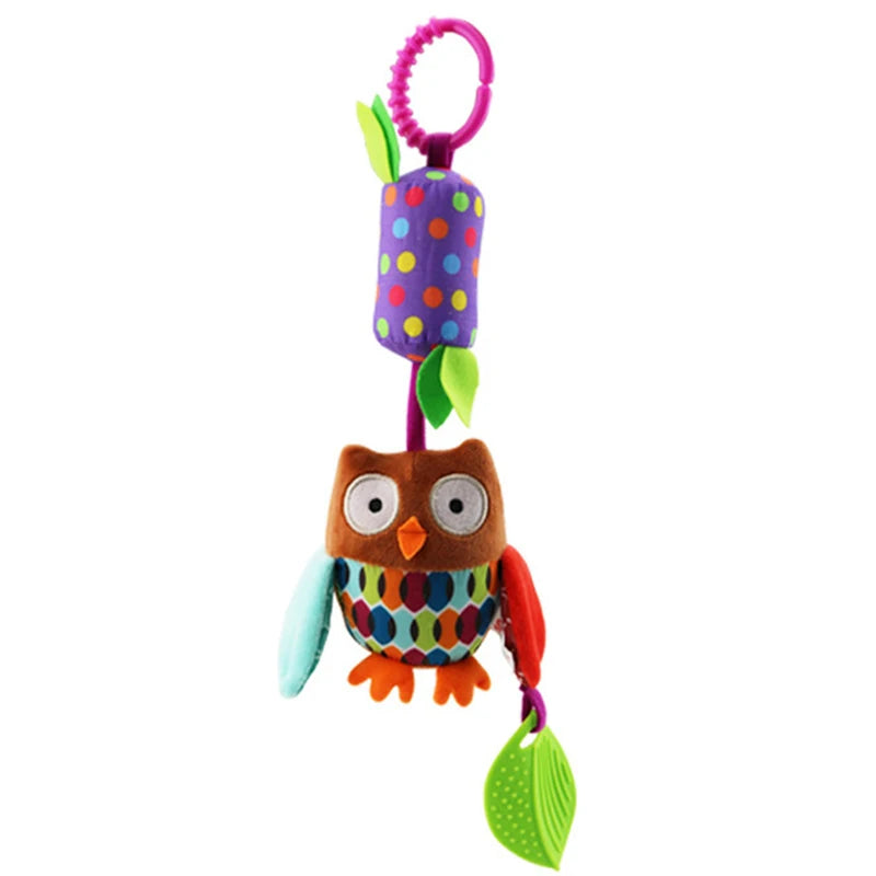 Soft Animal Handbell Toys WIth Teether - infant2eleven