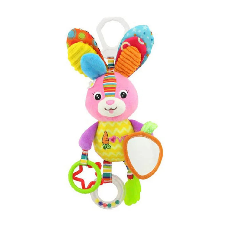 Soft Animal Handbell Toys WIth Teether - infant2eleven