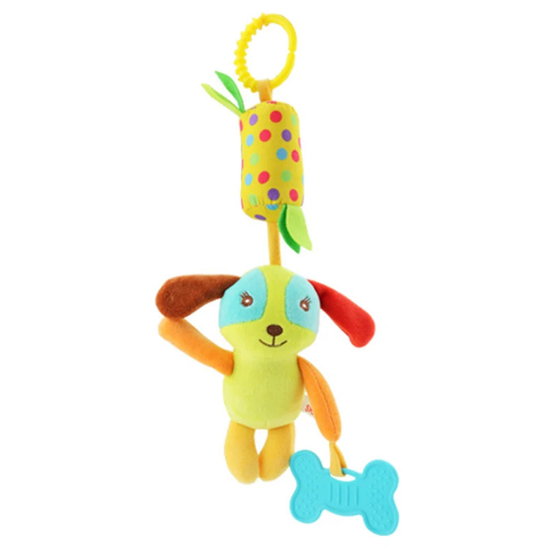 Soft Animal Handbell Toys WIth Teether - infant2eleven