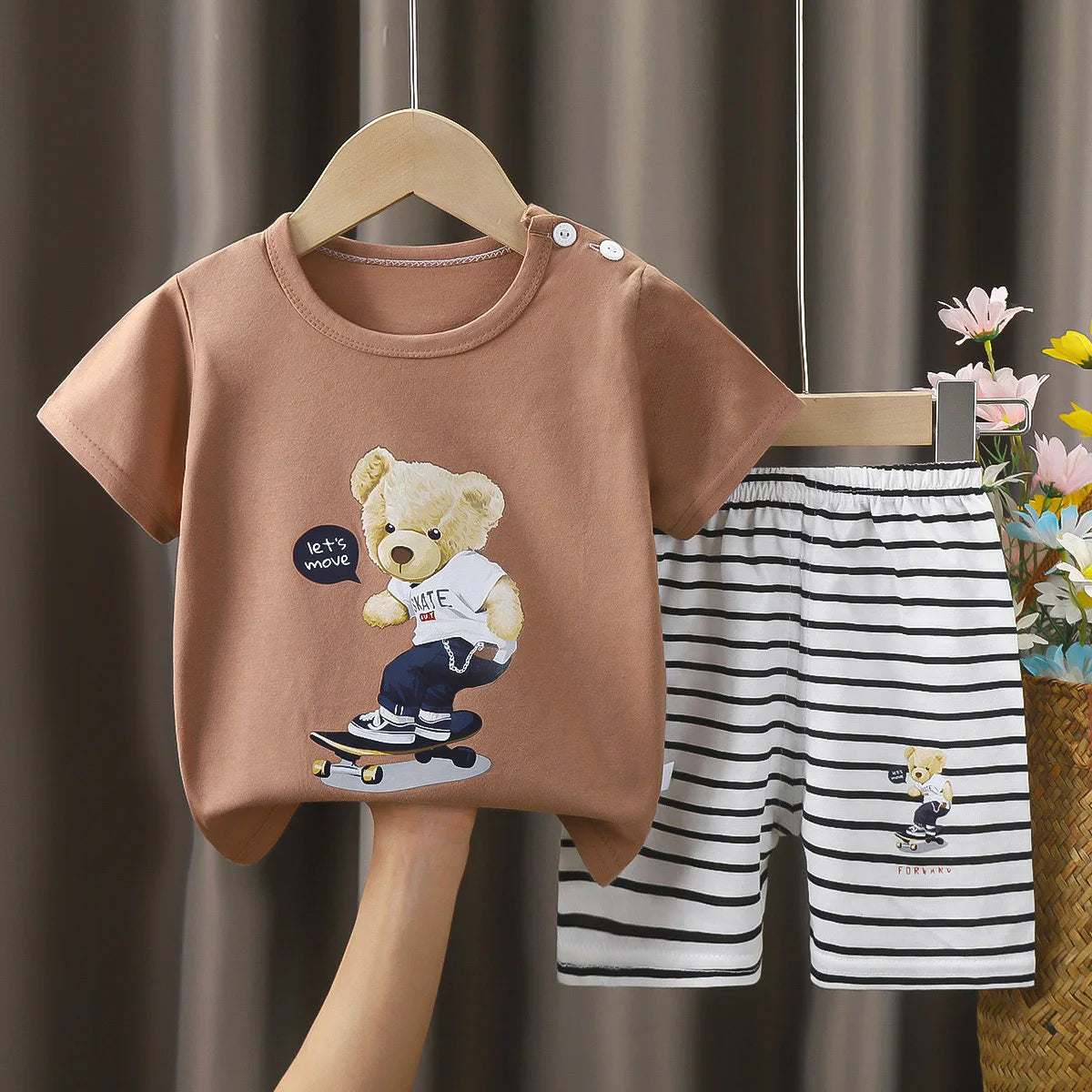 Summer Cartoon T-Shirt Set - infant2eleven