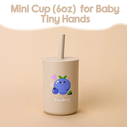 Silicone Baby Straw Cup - infant2eleven