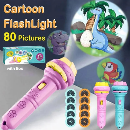 Cartoon Projection Flashlight - infant2eleven