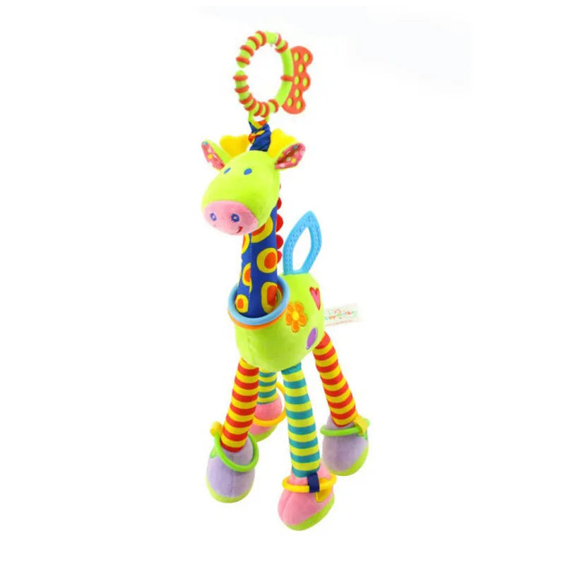 Soft Animal Handbell Toys WIth Teether - infant2eleven
