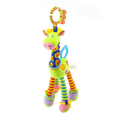 Soft Animal Handbell Toys WIth Teether - infant2eleven