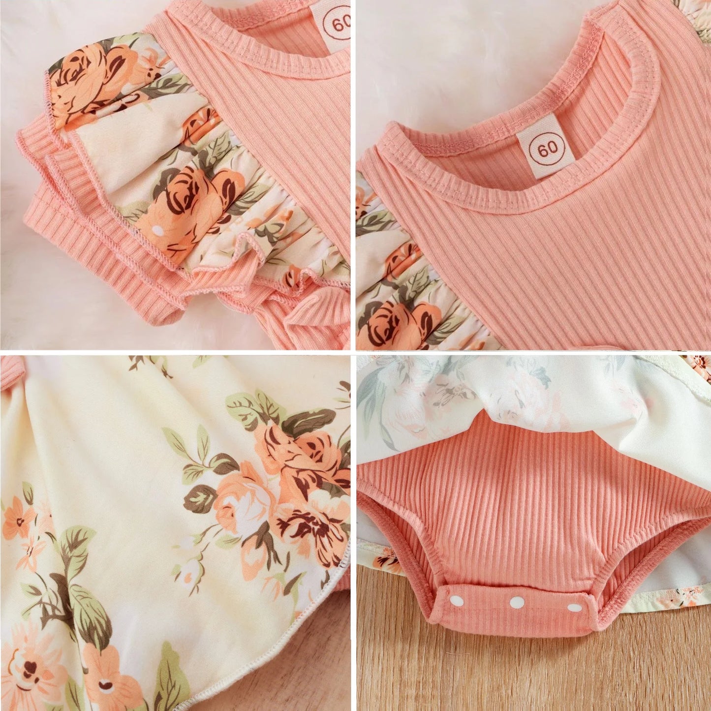 Summer Baby Girl Striped Dress Set - infant2eleven
