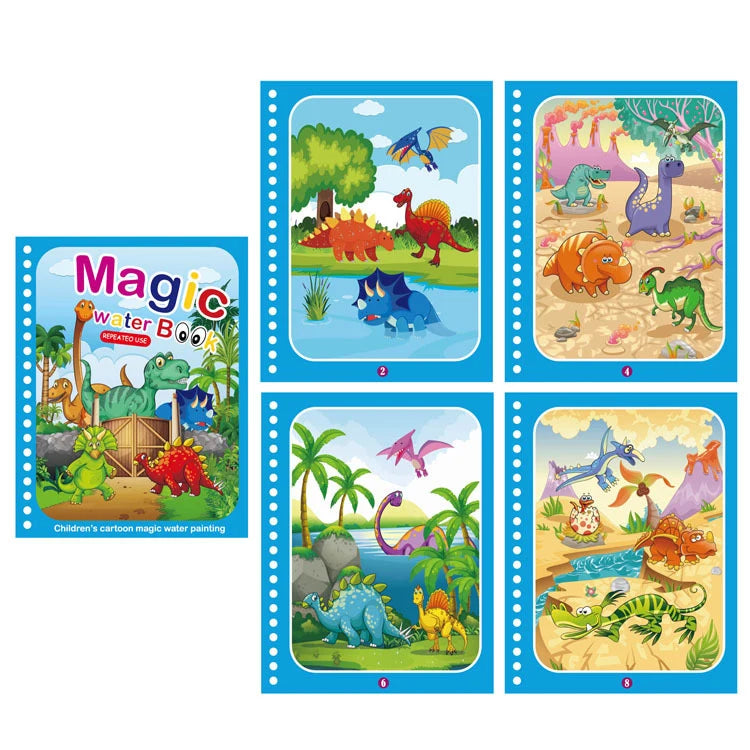 NEW Kids Magic Water Drawing Coloring Books - infant2eleven