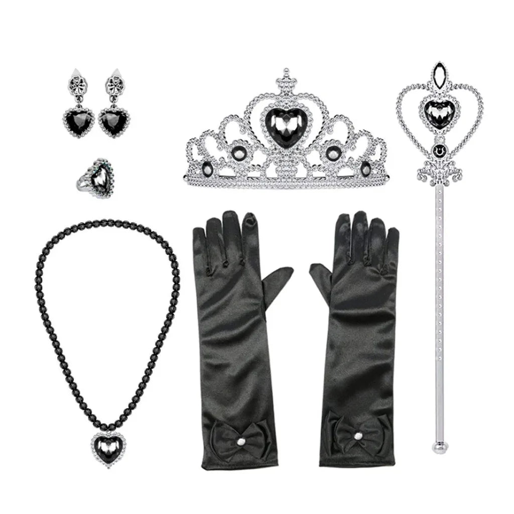 Girls Halloween Fantasy Vampire Costume (Long Tutu Gothic Dress) - infant2eleven