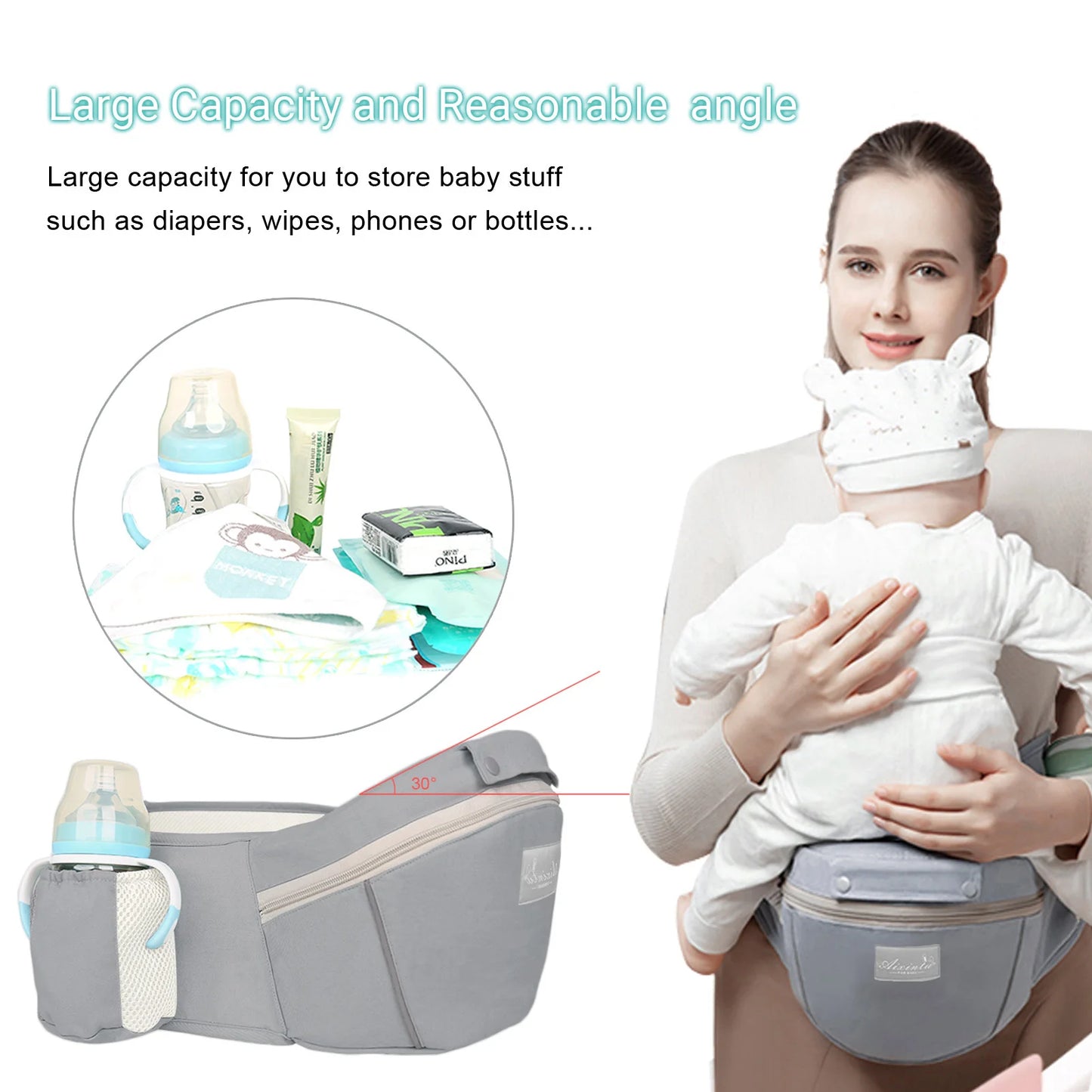 Ergonomic Baby Carrier Backpack - infant2eleven