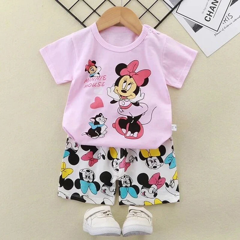 Summer Cartoon T-Shirt Set - infant2eleven