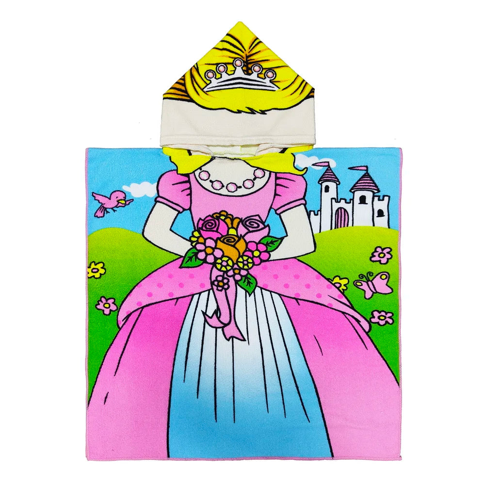Cartoon Hooded Baby Bath Towel - infant2eleven