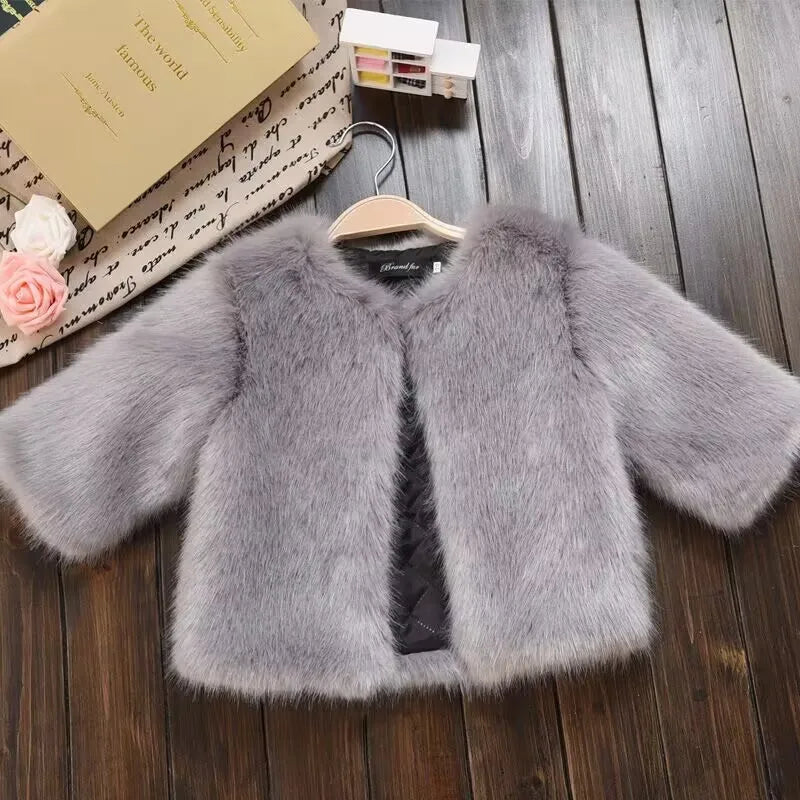 Winter Fashion Faux Fur Coat - infant2eleven