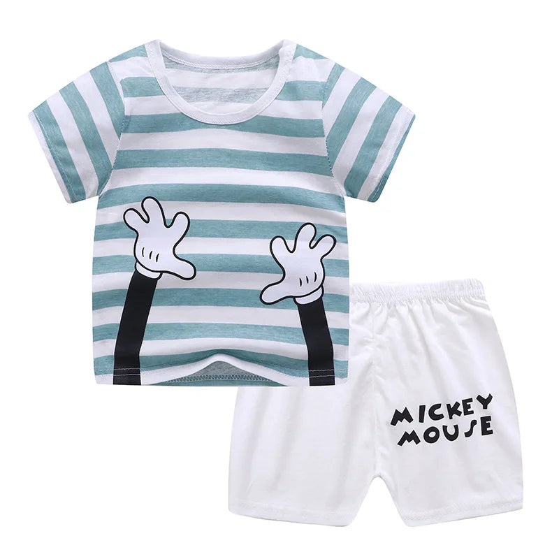 Mickey Summer Outfit T-Shirt Set - infant2eleven