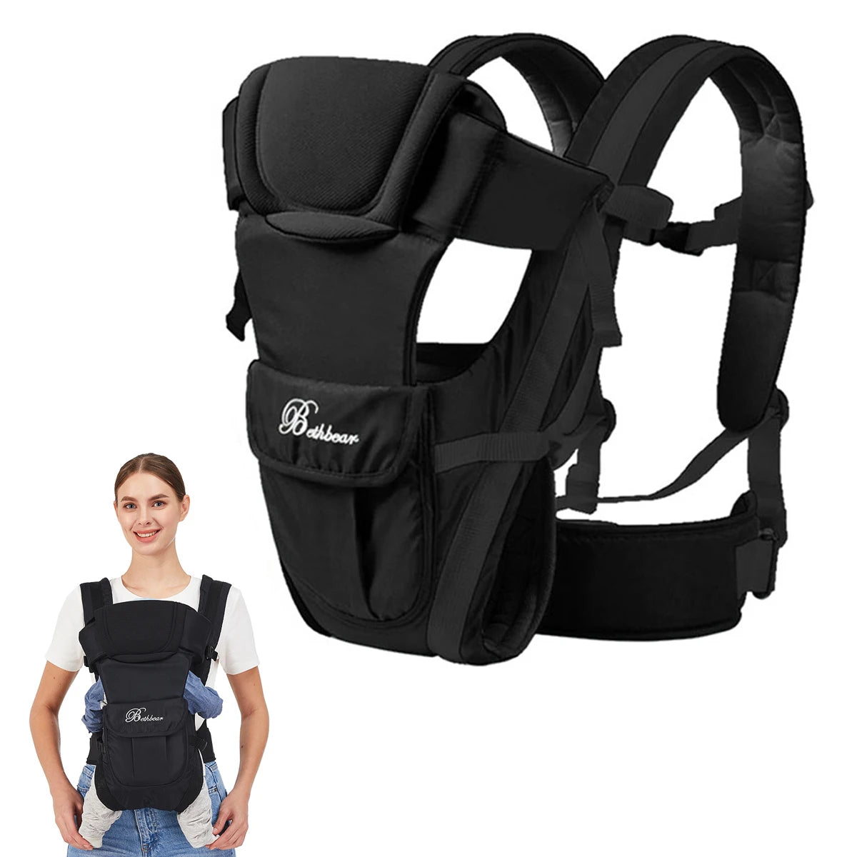 4-in-1 Ergonomic Baby Carrier - infant2eleven