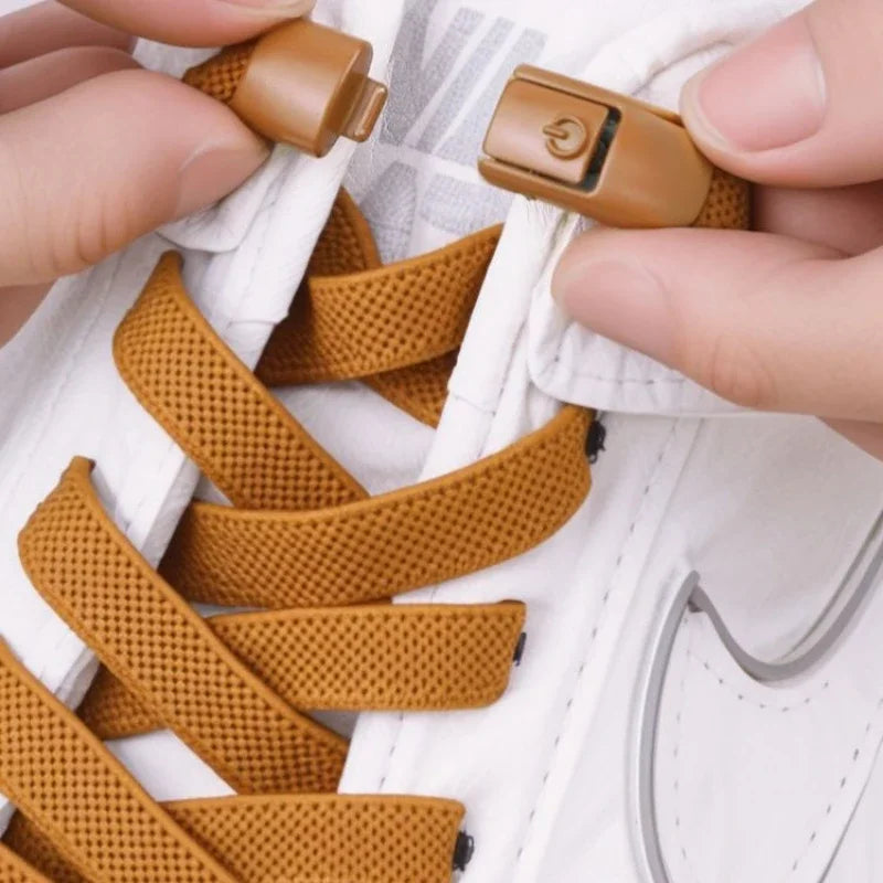 No Tie Press Lock Shoelaces - infant2eleven