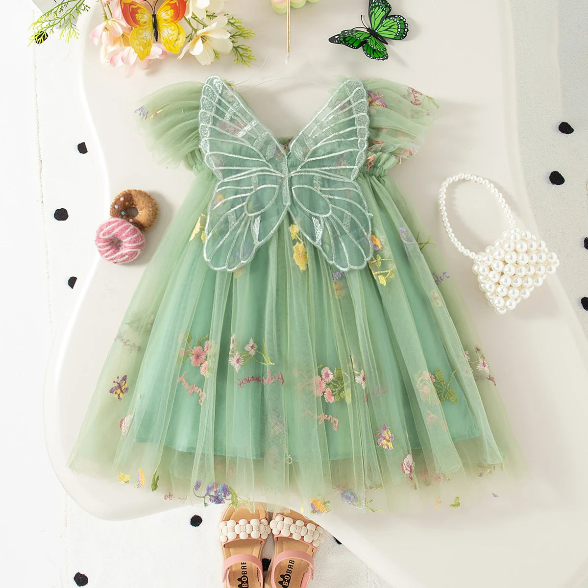 Butterfly Wing Princess Dress - infant2eleven