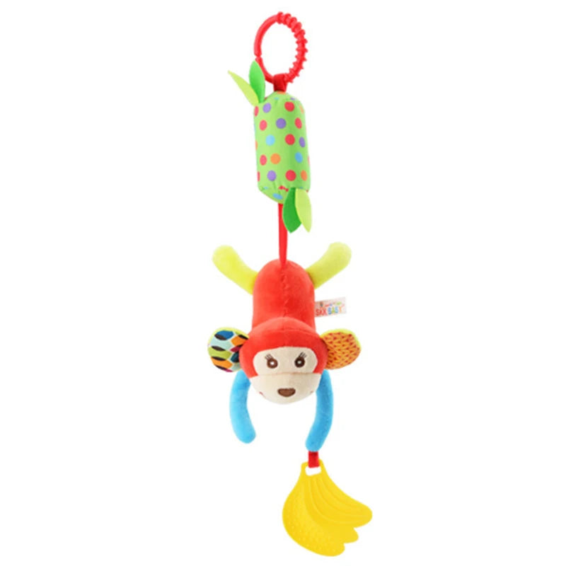 Soft Animal Handbell Toys WIth Teether - infant2eleven