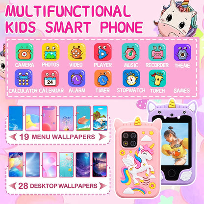 Kids Unicorn Musical Smart Touchscreen Phone - infant2eleven
