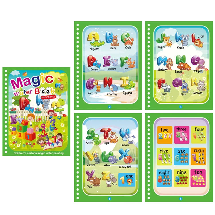 NEW Kids Magic Water Drawing Coloring Books - infant2eleven