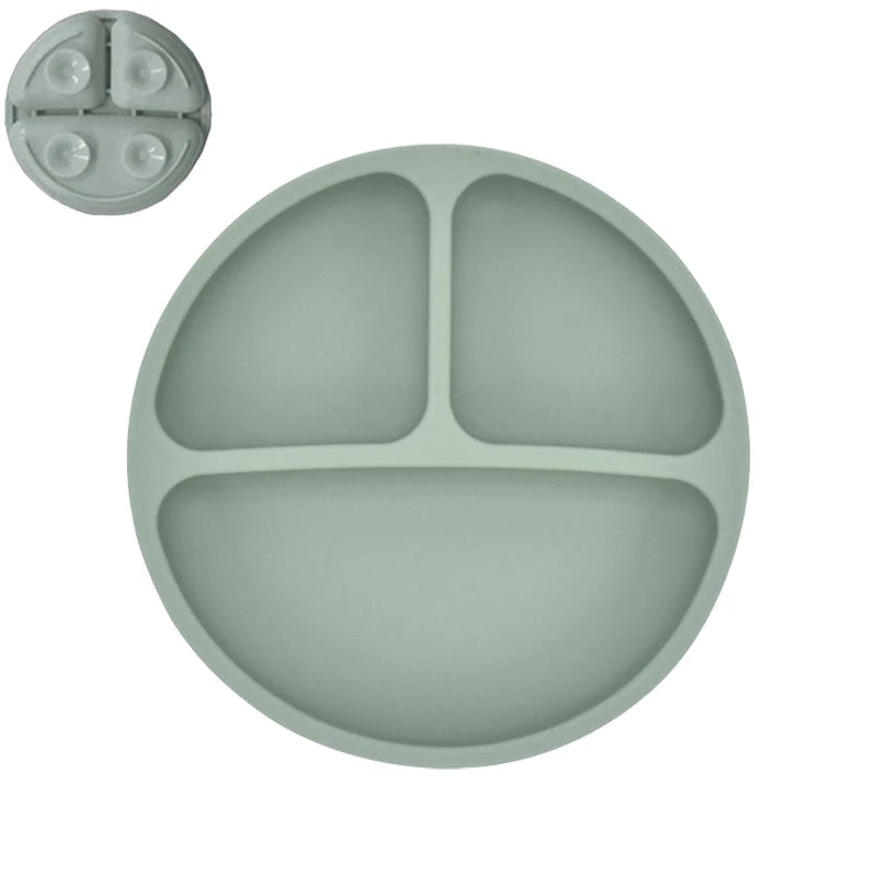 Cute Silicone Baby Plate Set - infant2eleven